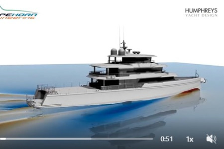 Humphreys 50m Explorer Yacht - CFD programme - Cape Horn Engineering