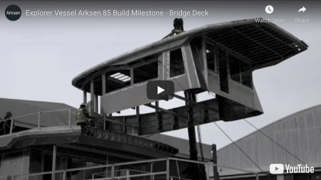 Arksen 85 Build Milestone - Bridge Deck